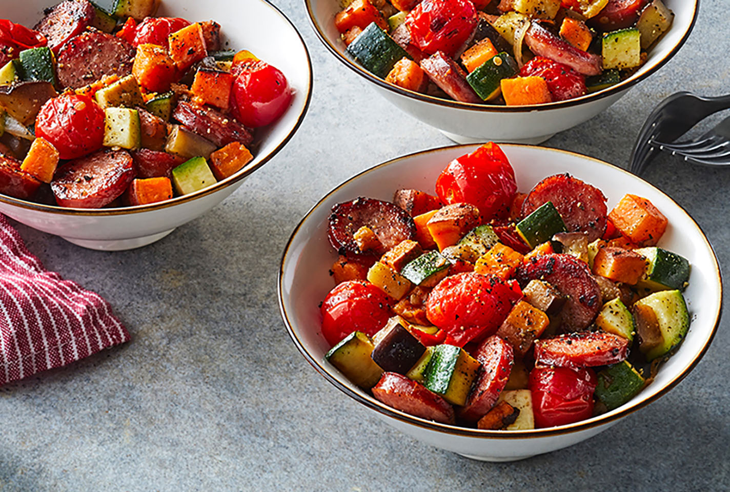 Autumn Ratatouille with Smoked Sausage