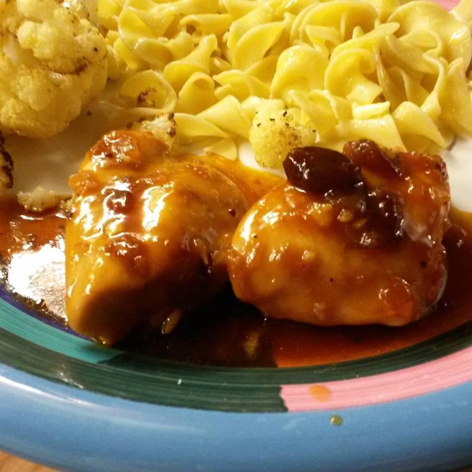 Citrus Garlic Cranberry Chicken