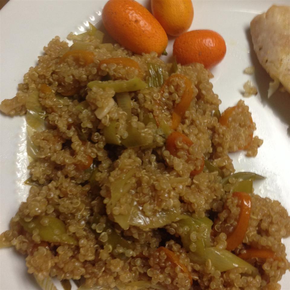 Quinoa with Kumquats and Leeks