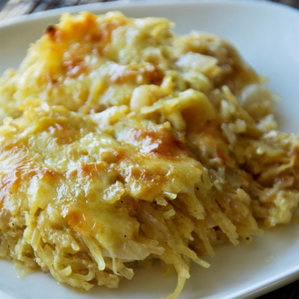 Spaghetti Squash Au Gratin