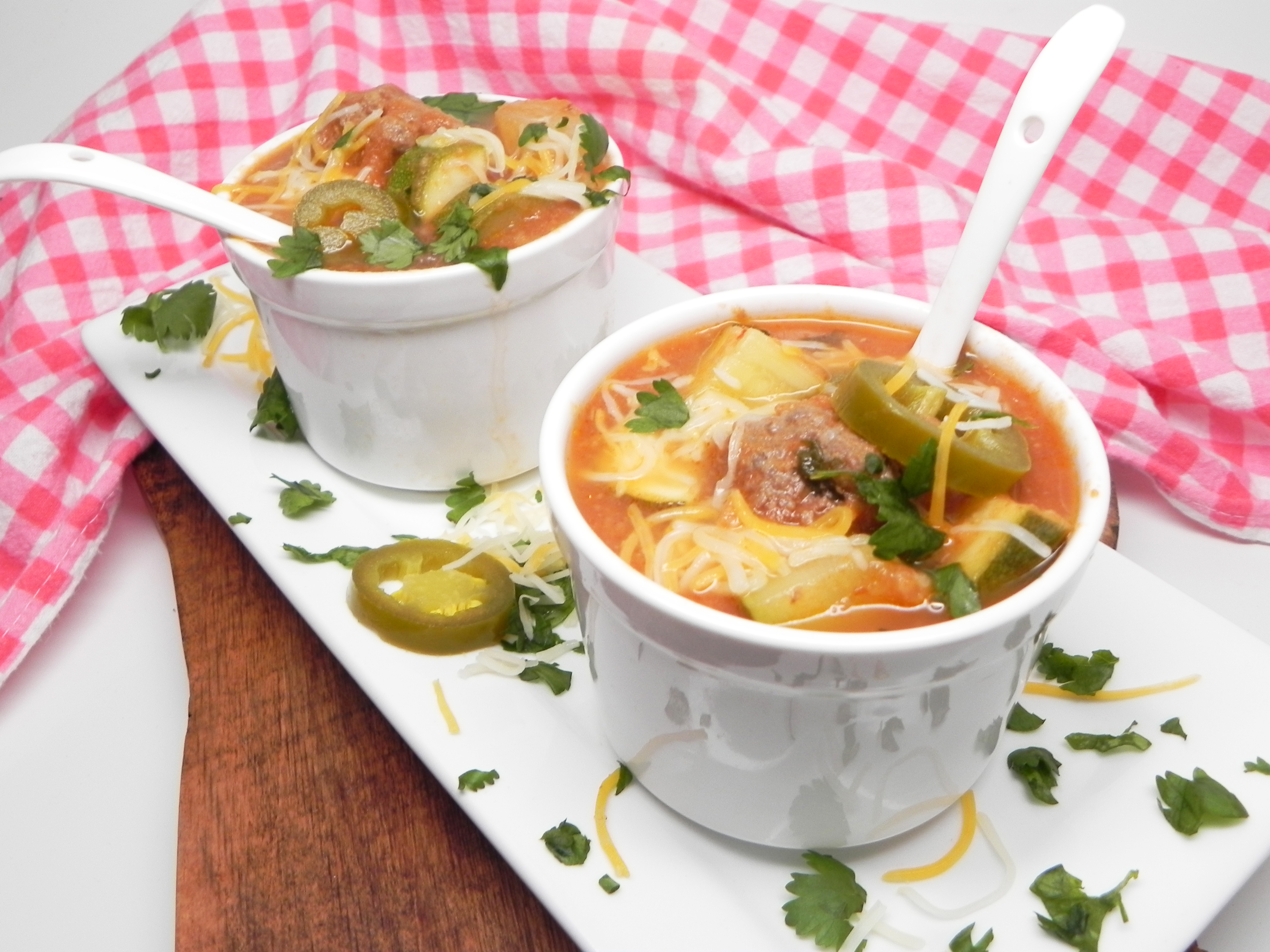 Mexican Meatball and Chipotle Soup (Sopa de Albondigas y Chipotle)