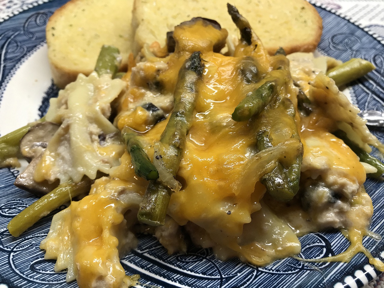 Tuna Noodle Asparagus Casserole