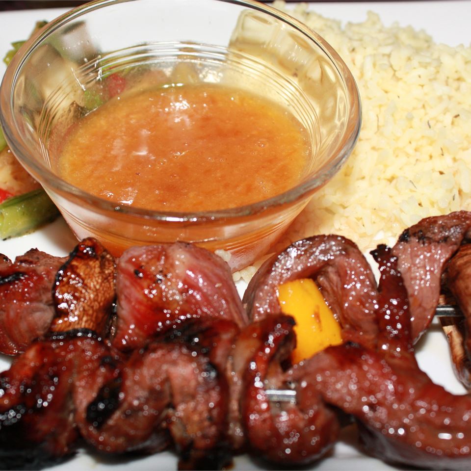 Mango-Spiced Steak Skewers