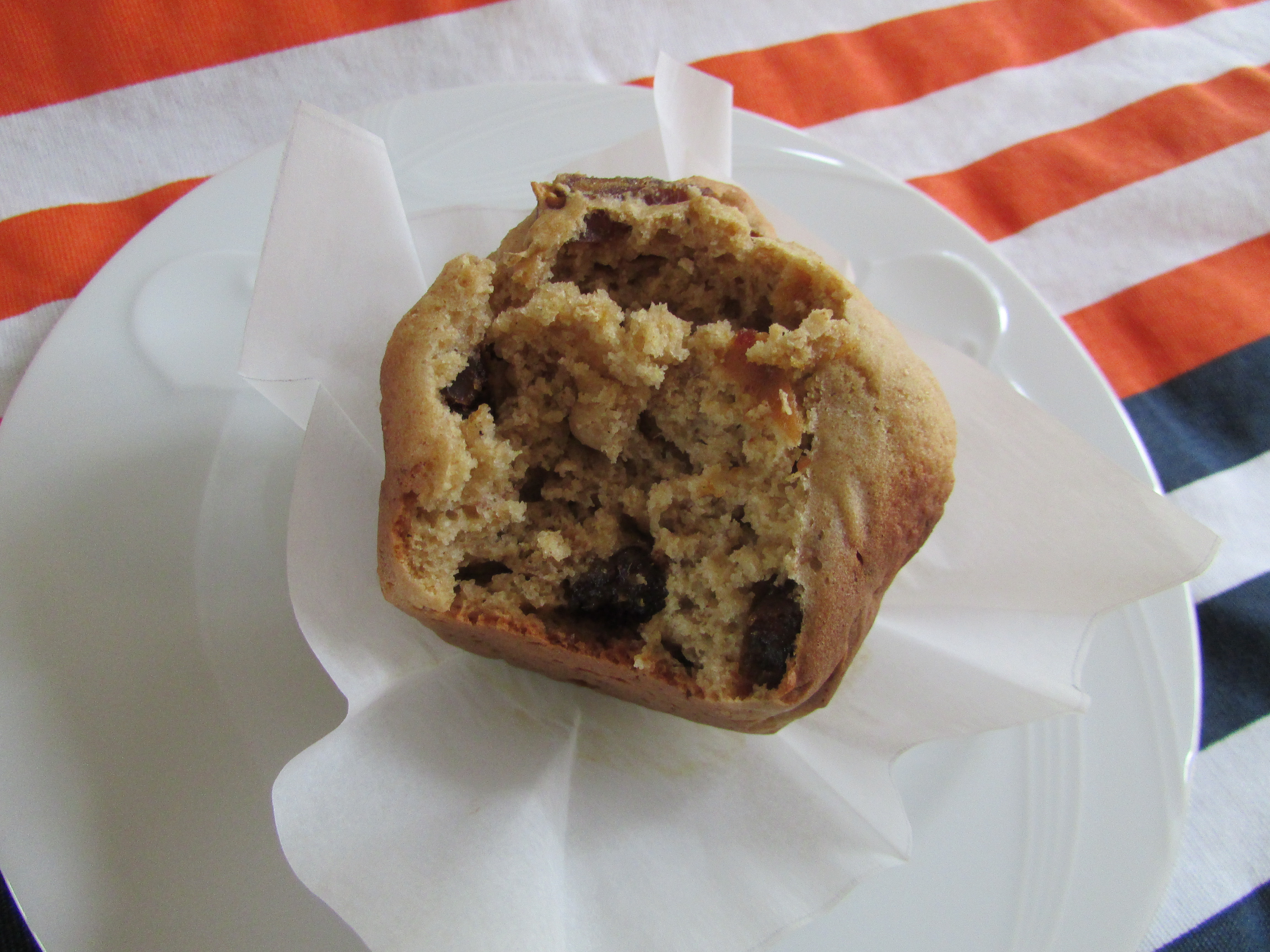 Whole Wheat Date Nut Muffins