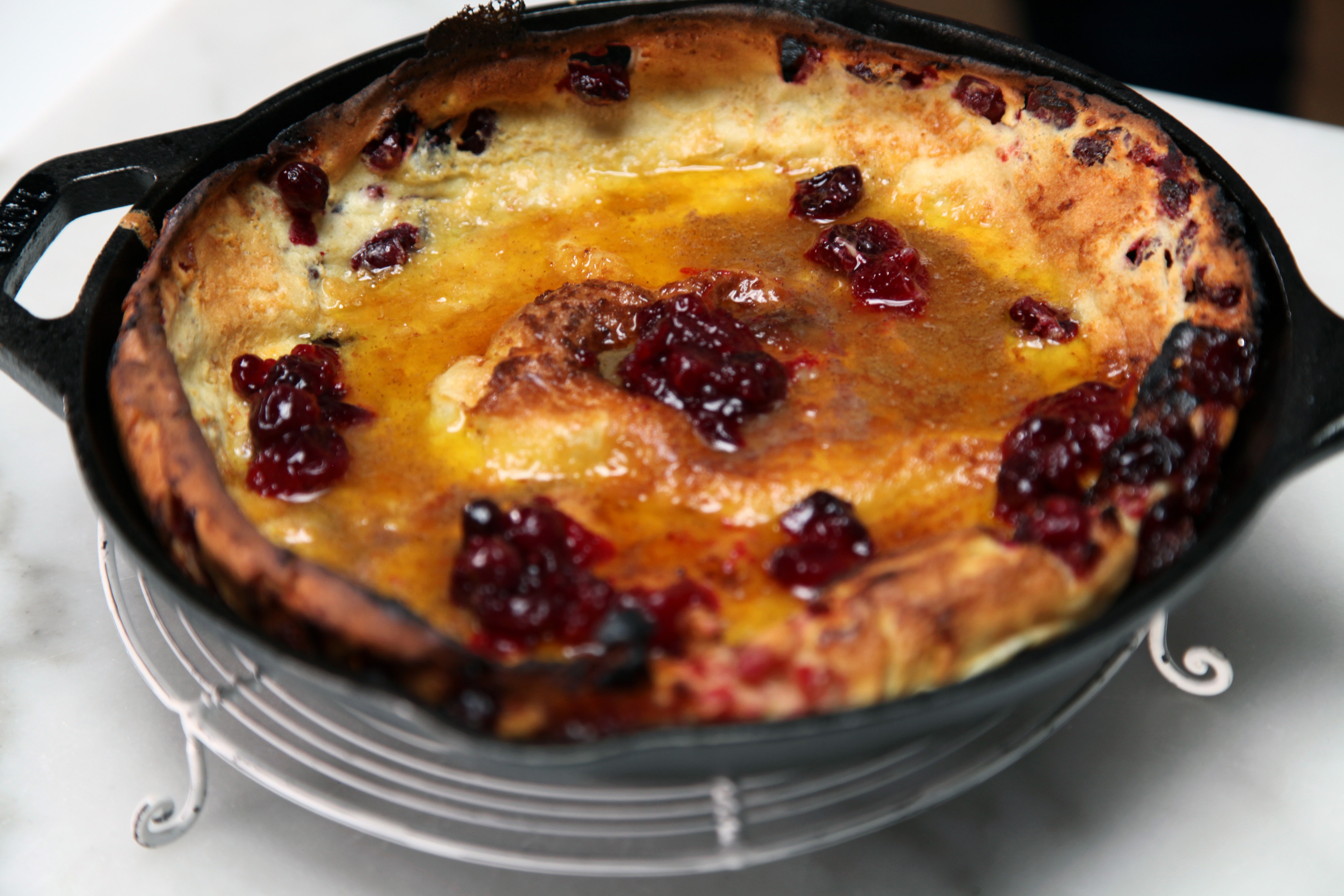 Cranberry Dutch Baby