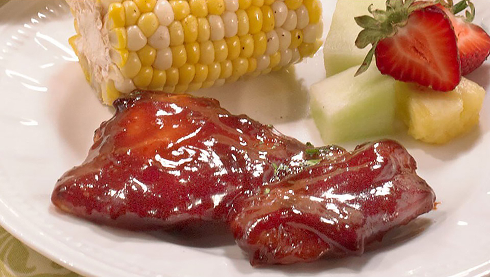 Slow Cooker BBQ Chicken Thighs