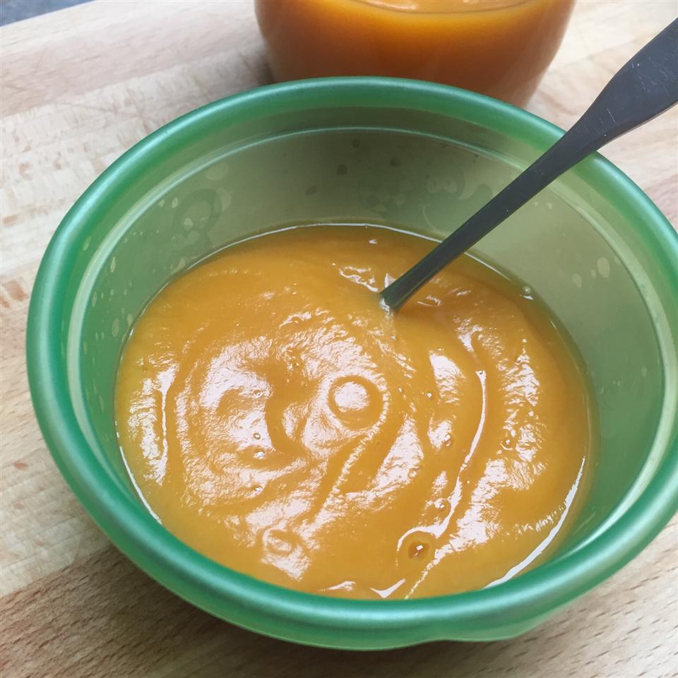 Homemade Pureed Sweet Potato Baby Food