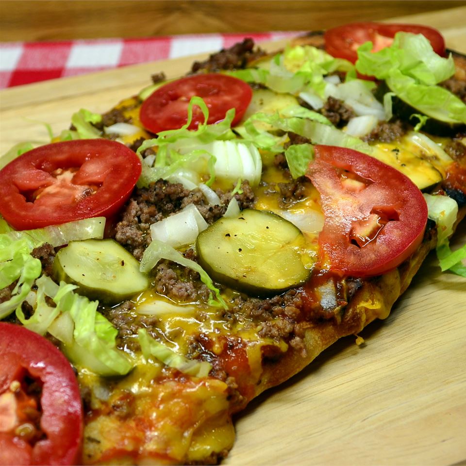 True Cheeseburger Pizza