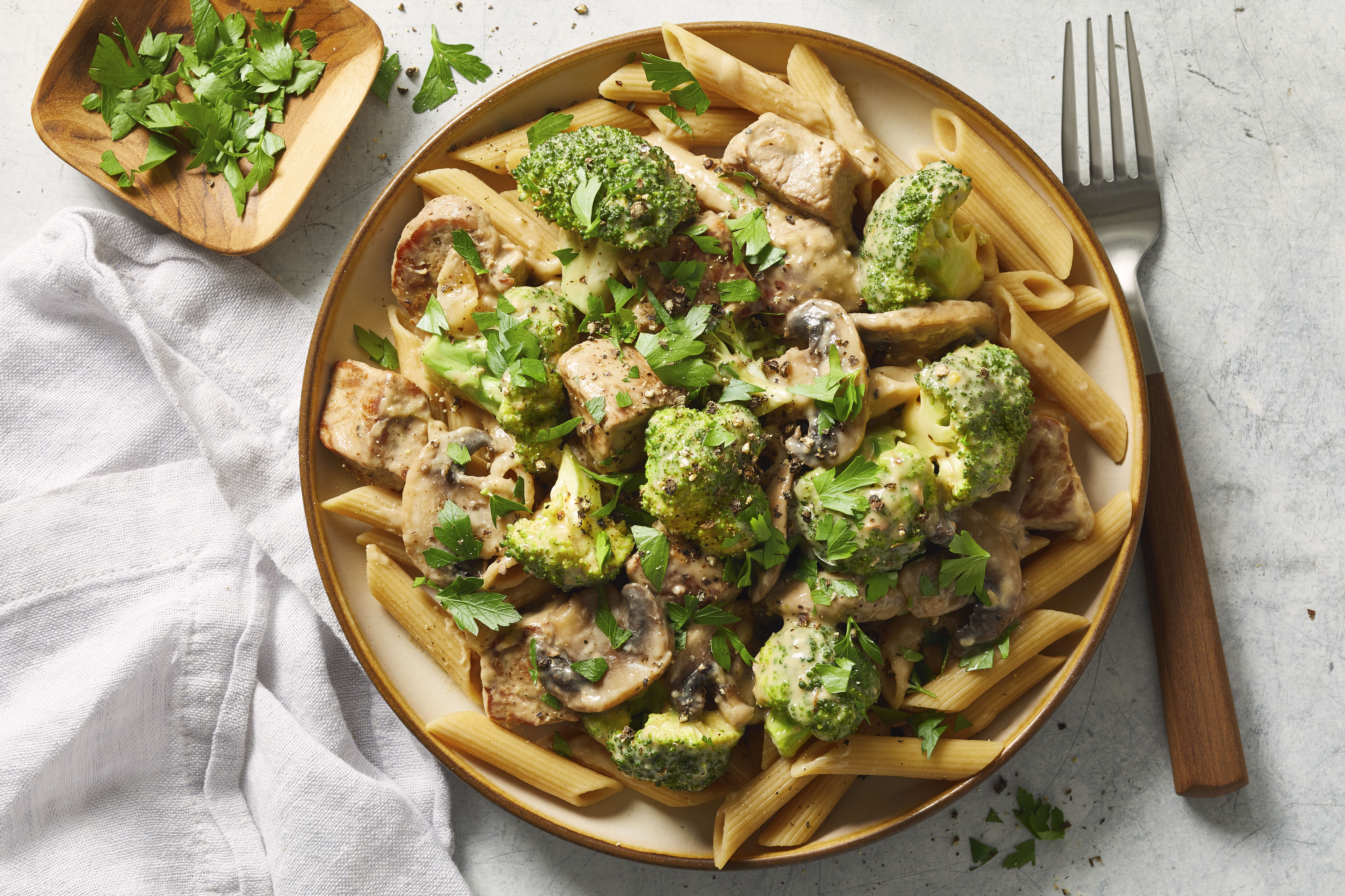 Diabetic-Friendly Pork Stroganoff