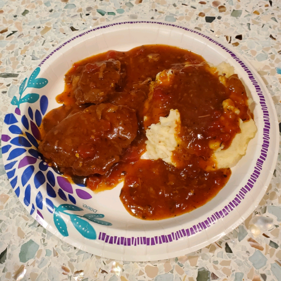 Slow Cooker Swiss Steak and Onion