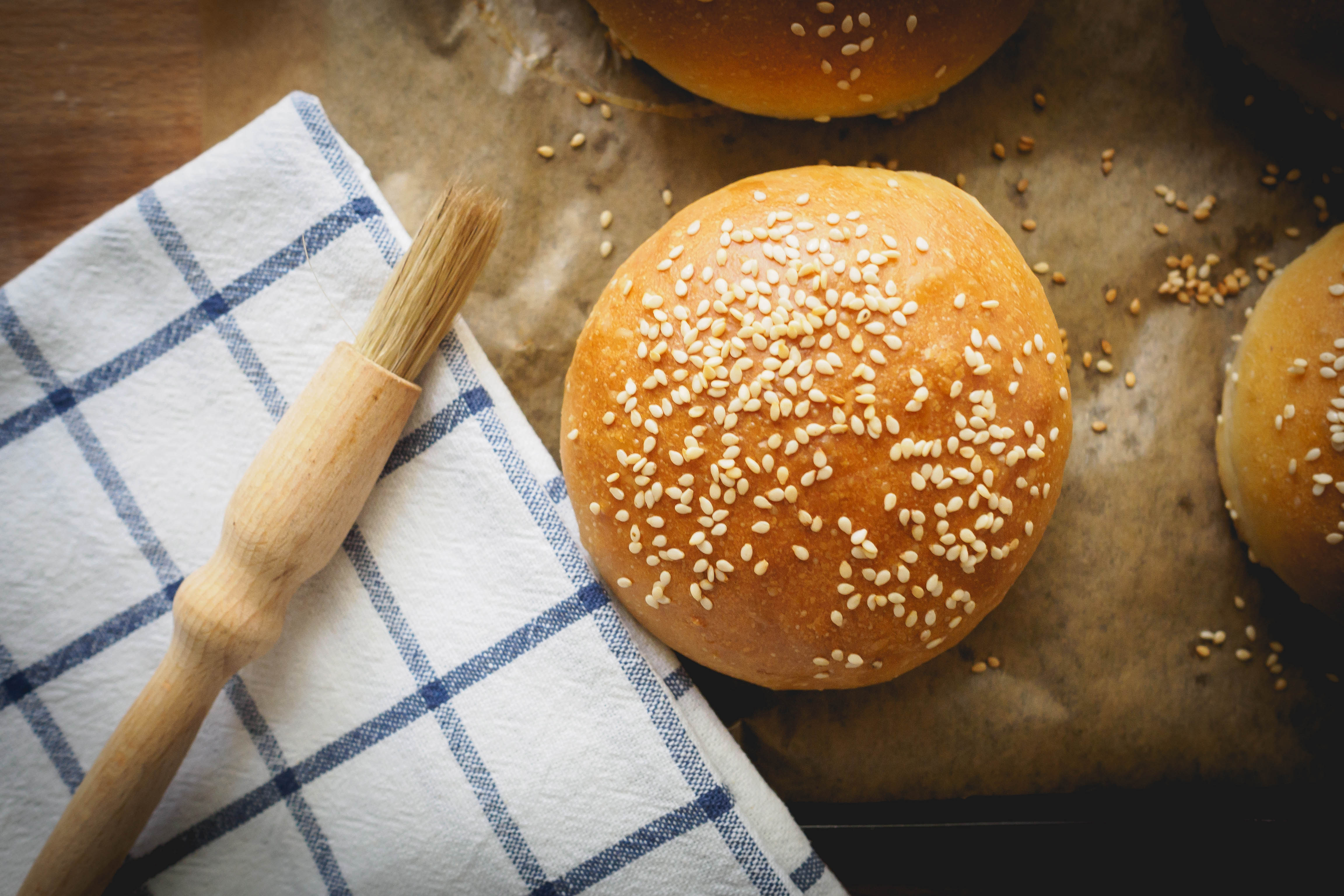 Baking Powder Hamburger Buns
