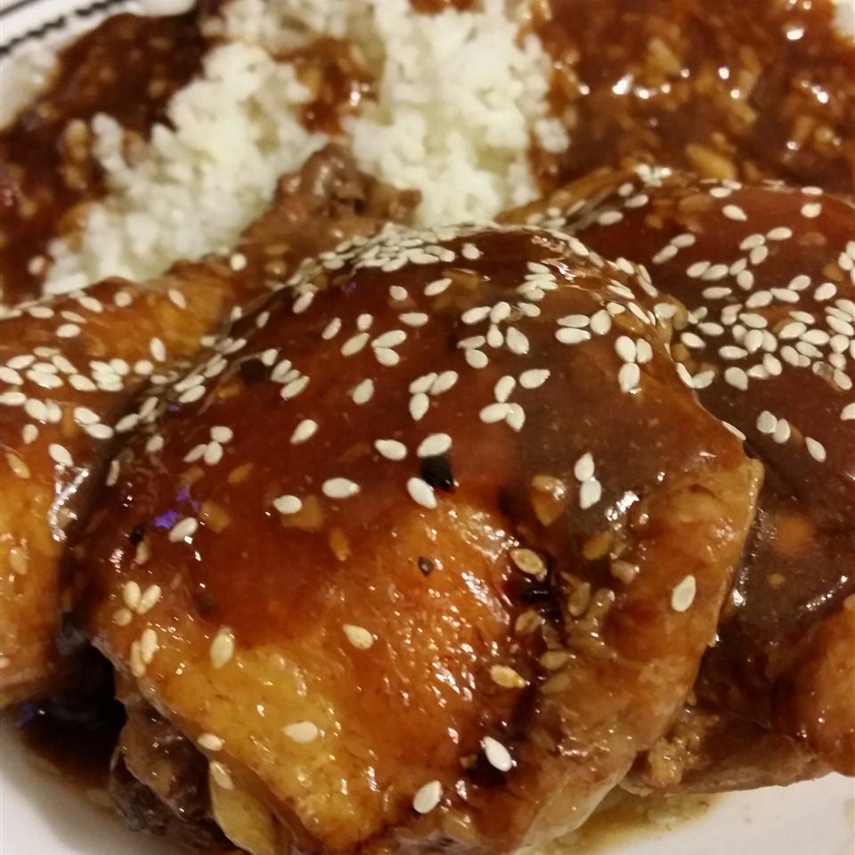 Sesame Chicken Thighs
