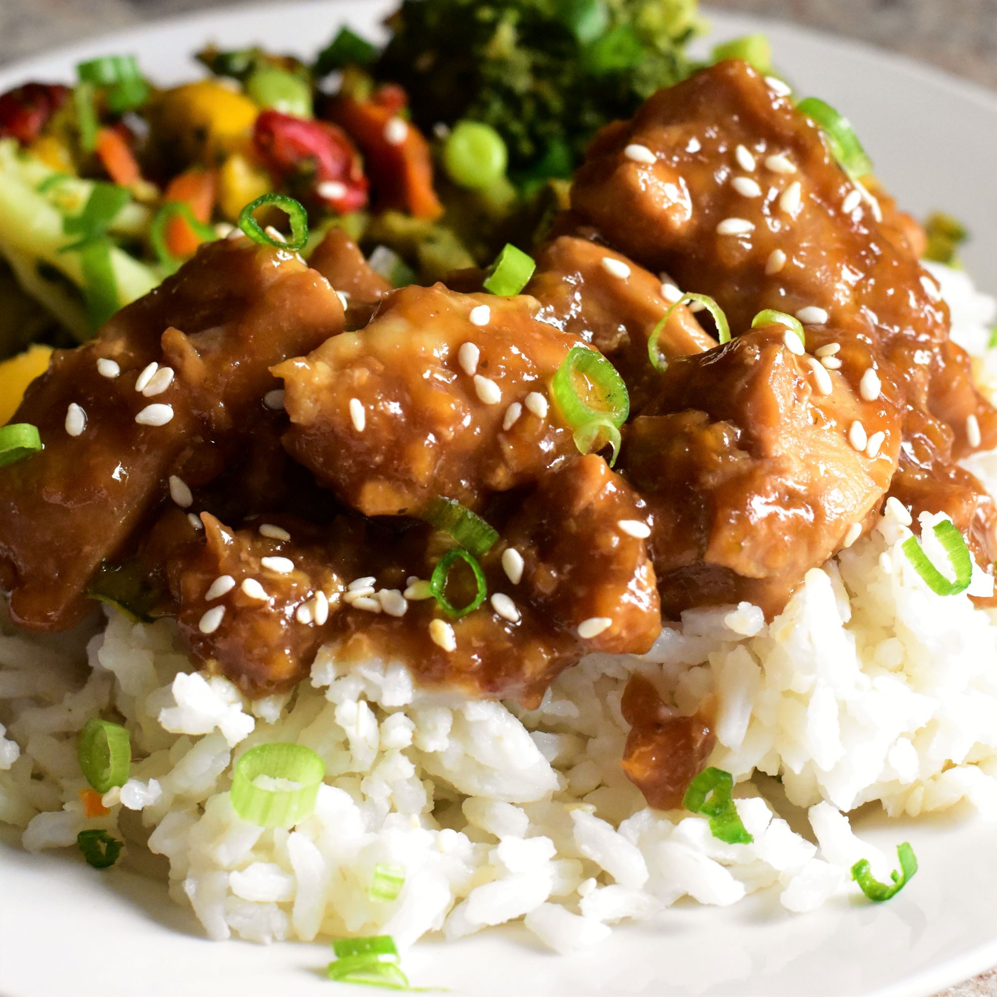 One-Skillet Sesame Chicken Thighs