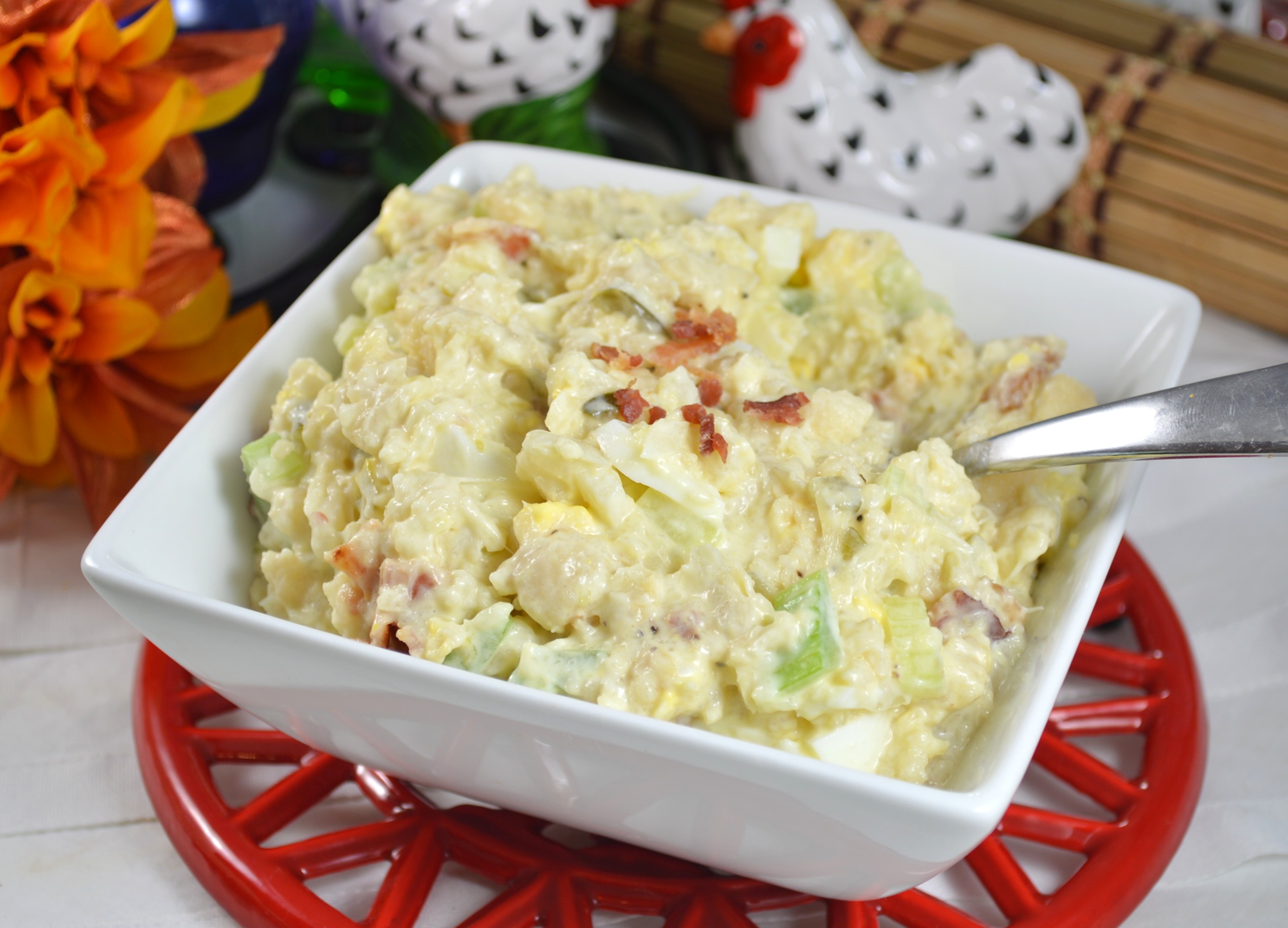 Low-Carb Cauliflower Mock Potato Salad