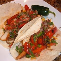 Chicken and Bacon Fajitas