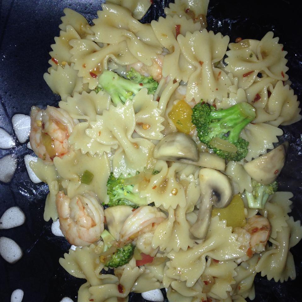 Garlic Shrimp and Pasta