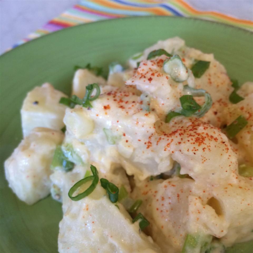 Almost Fat-Free Green Onion Potato Salad