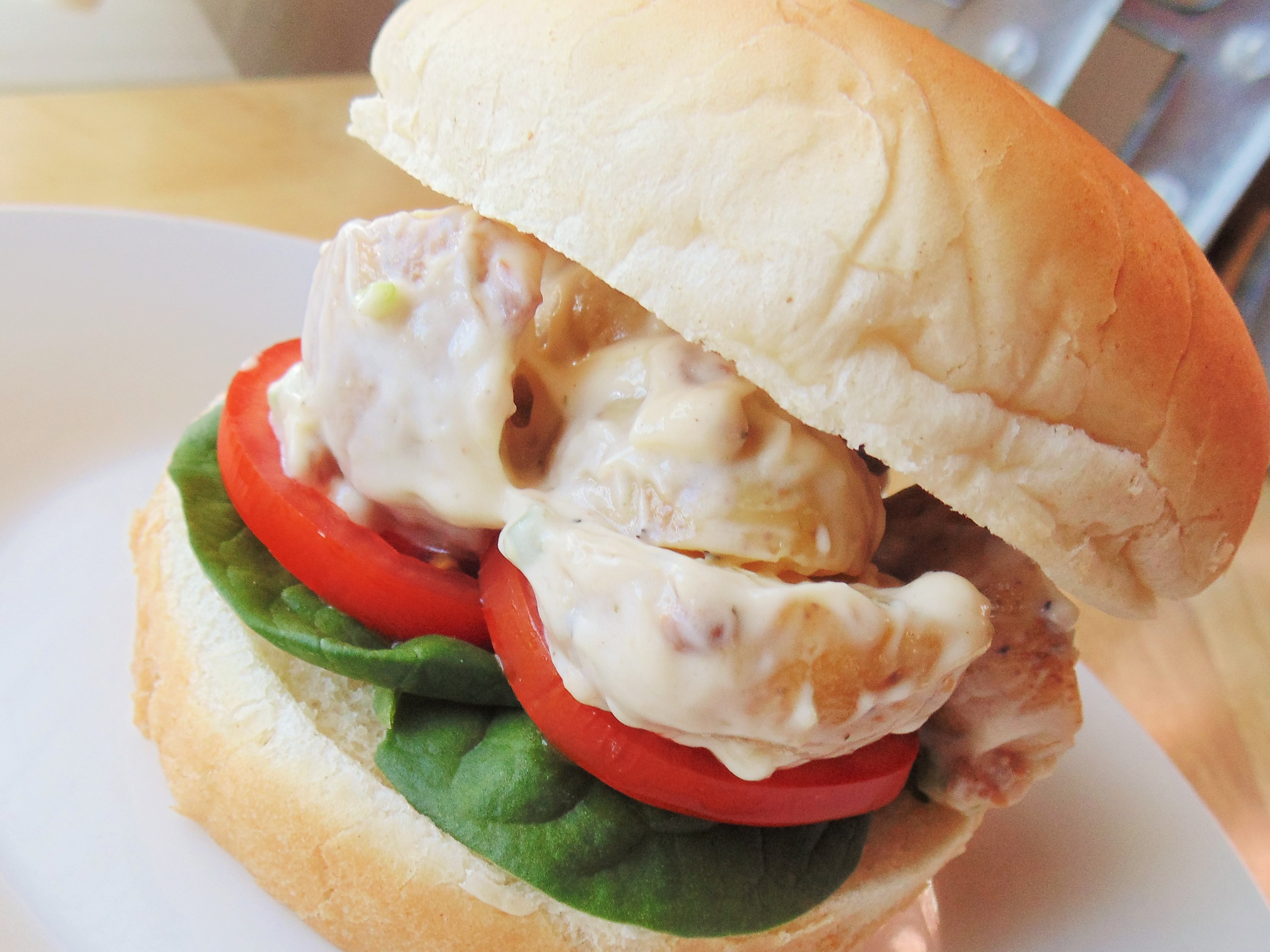 A Potato Salad Sandwich