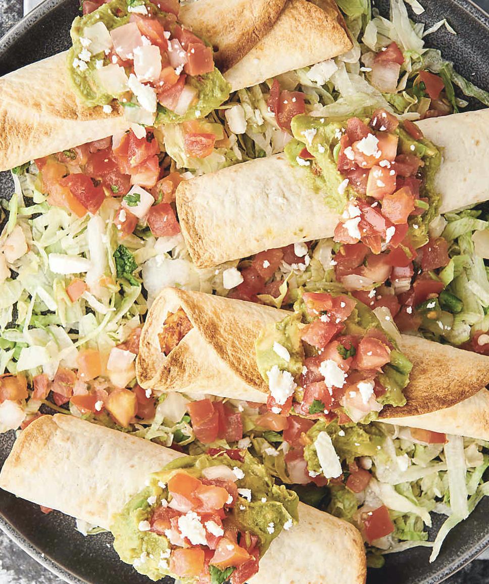 Easy Air Fryer Chicken Taquitos