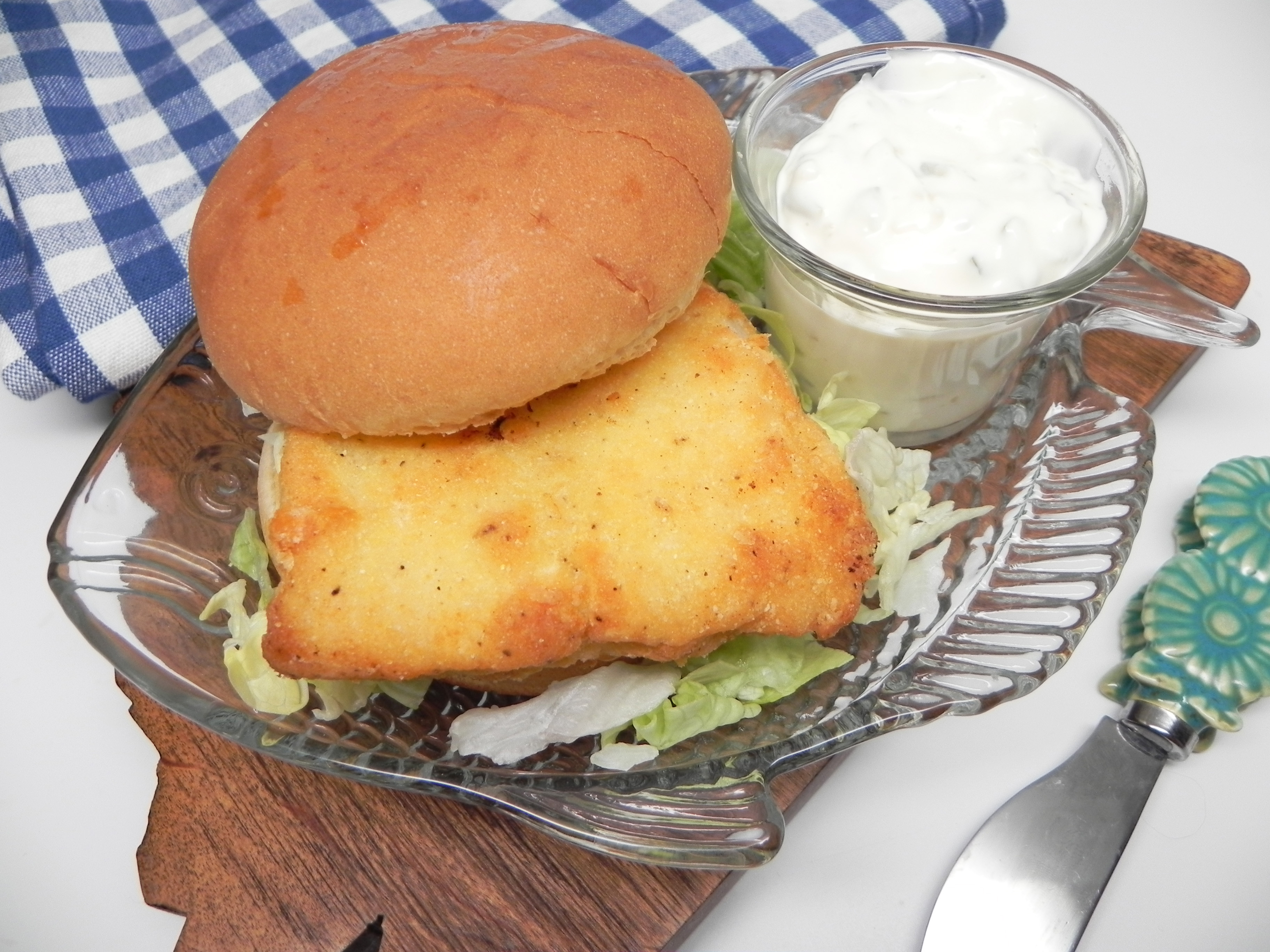 Baked Cod Burgers