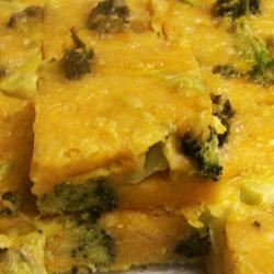 Broccoli Cheese Squares