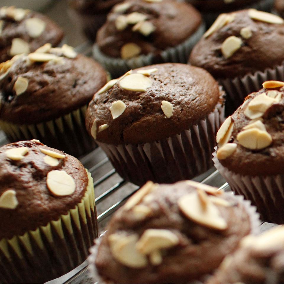 Double Chocolate Cherry Muffins