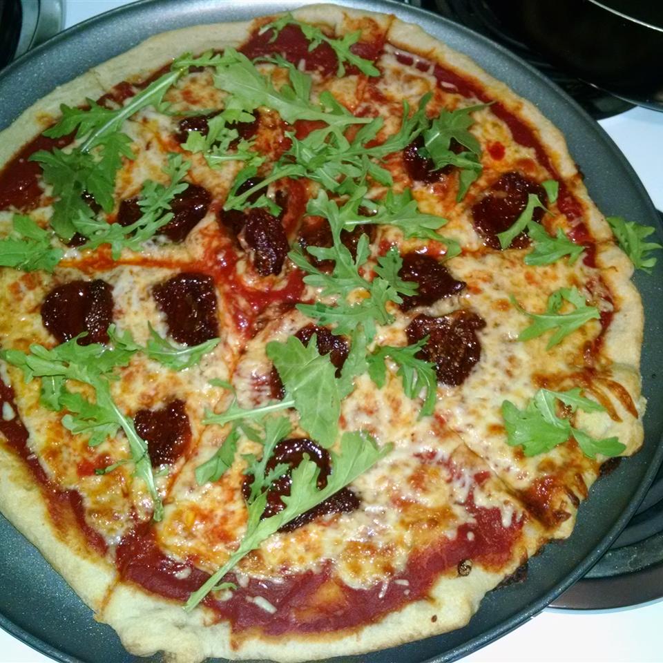 Sun-Dried Tomato and Arugula Pizza