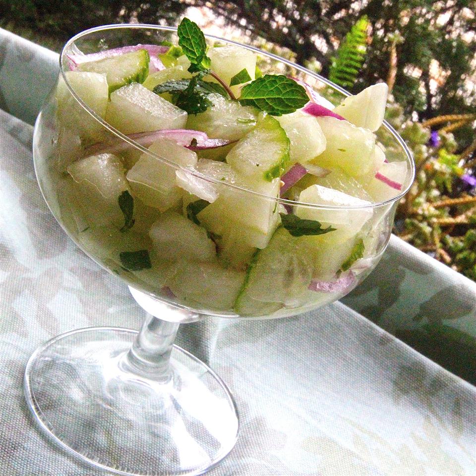 Cucumber Honeydew Salad