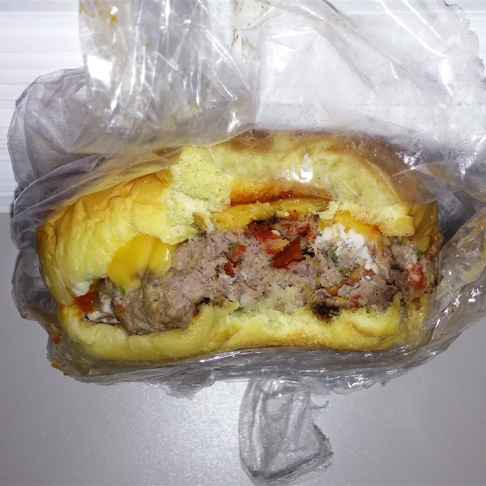 Sun-Dried Tomato and Blue Cheese Burgers