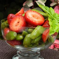 Strawberry Snap Pea Salad
