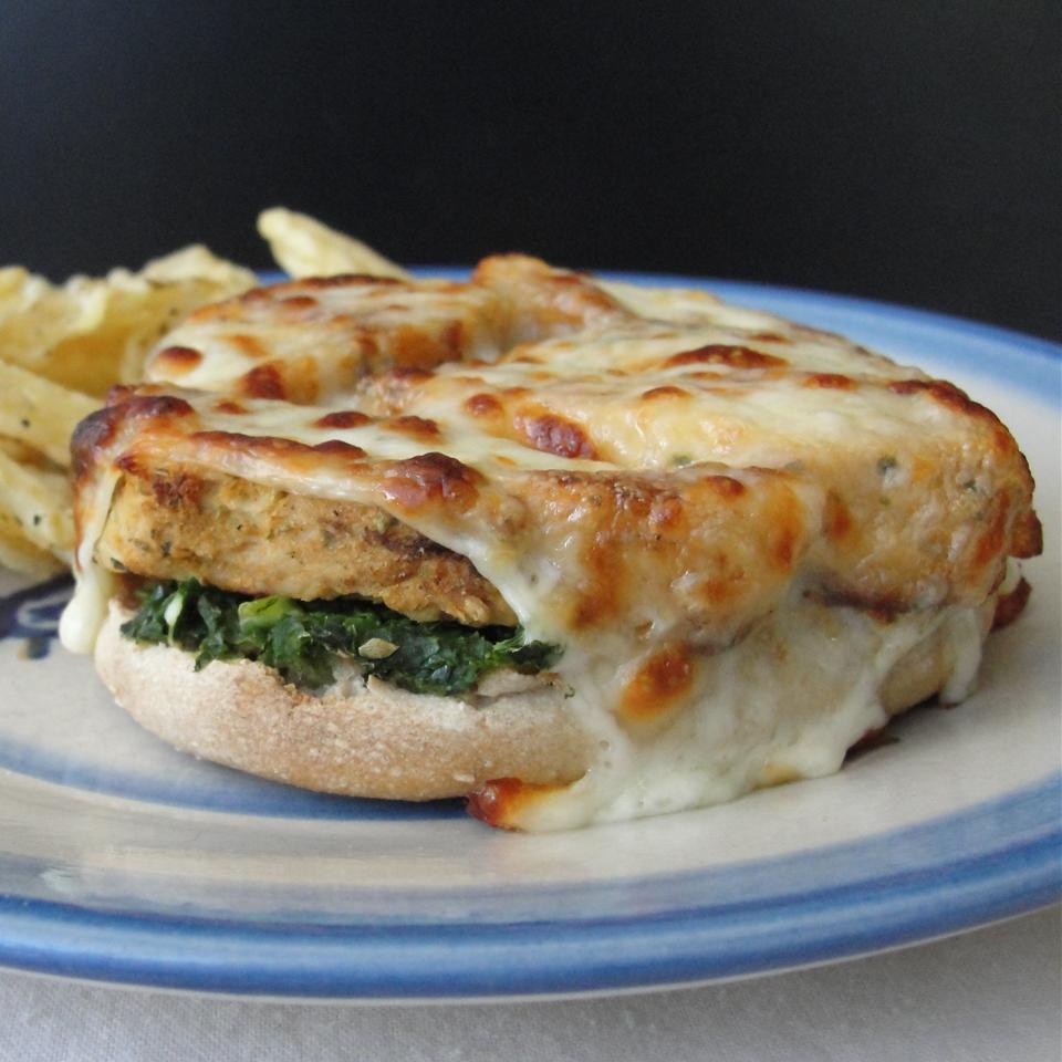 Kale Pesto English Muffin Pizza