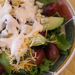 Blue Cheese, Avocado, and Grape Salad