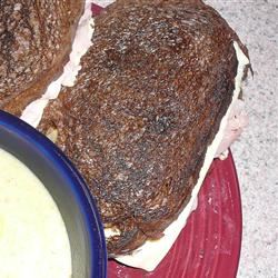 Grilled Leftover Ham and Pineapple Sandwiches