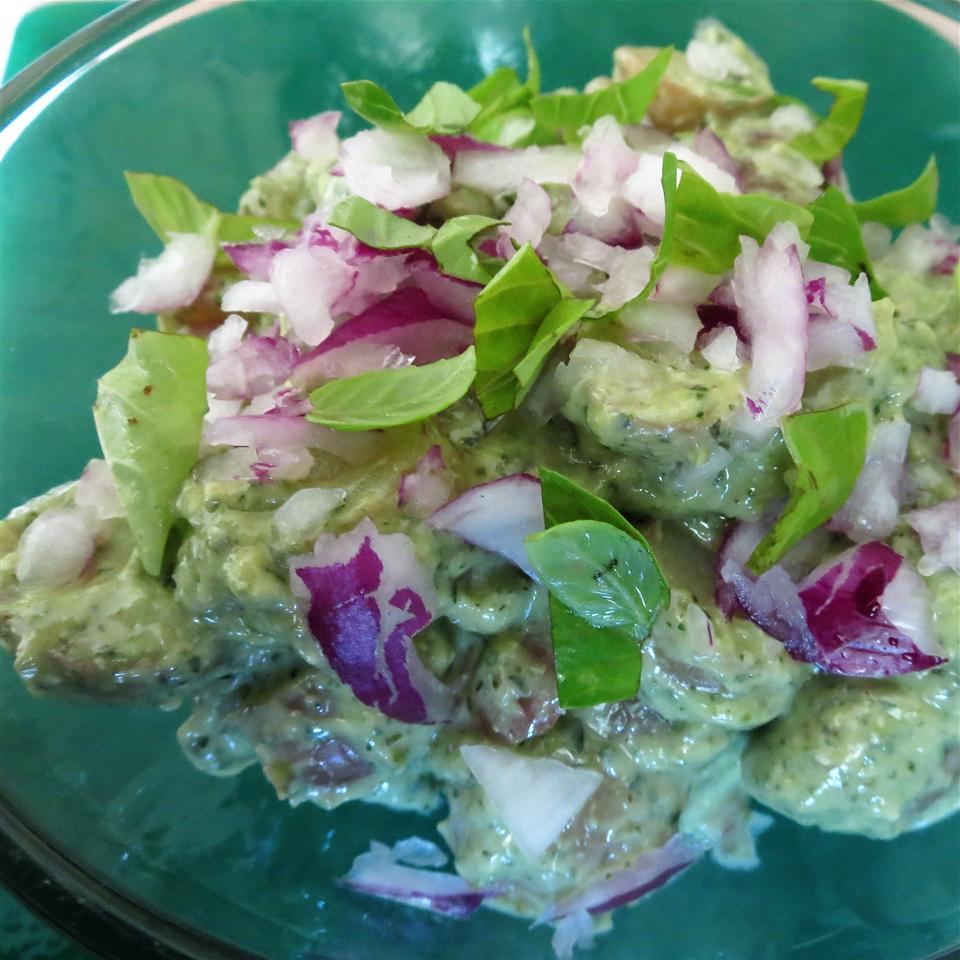 Basil Pesto Potato Salad