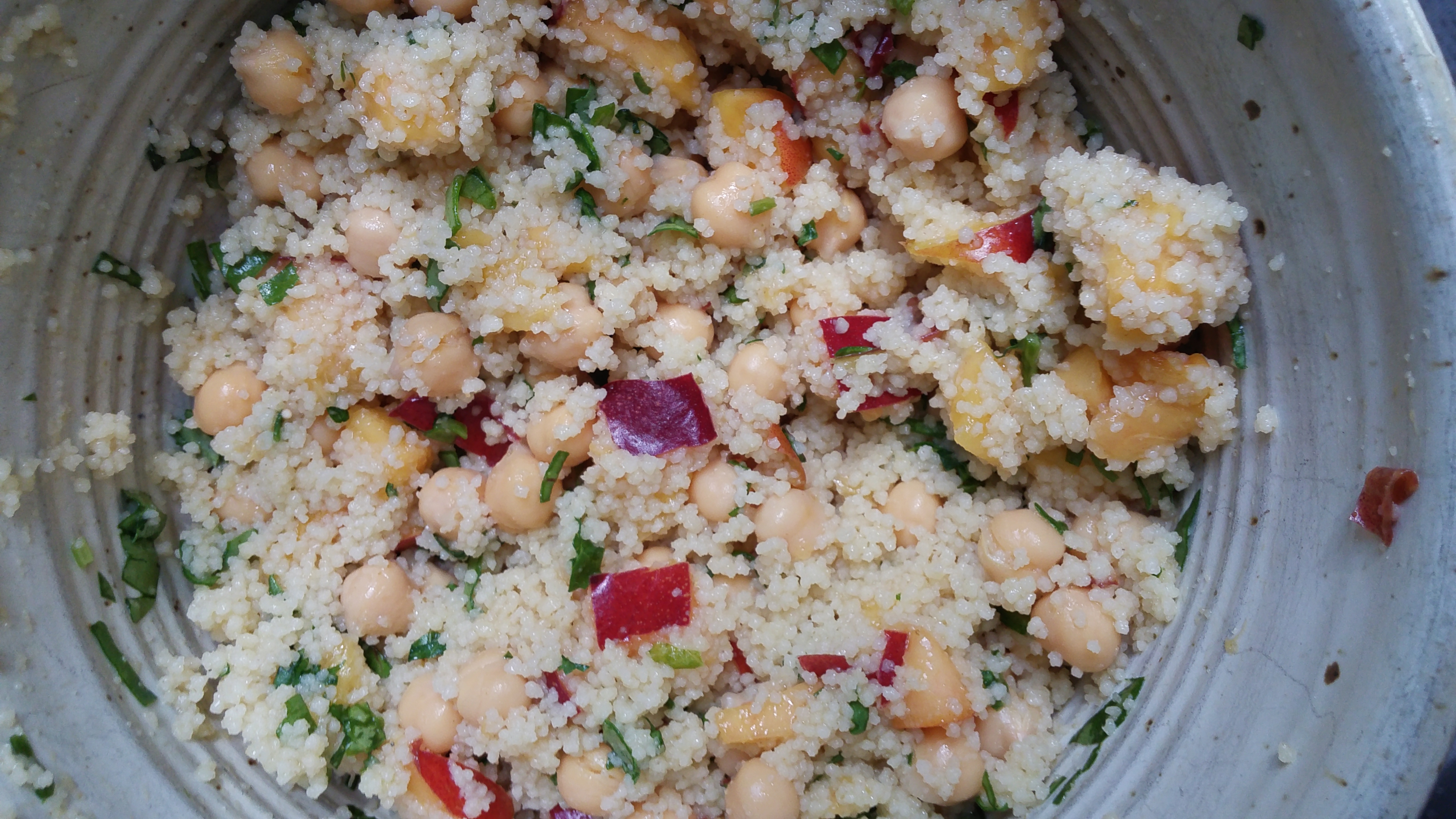 Nectarine Couscous Salad