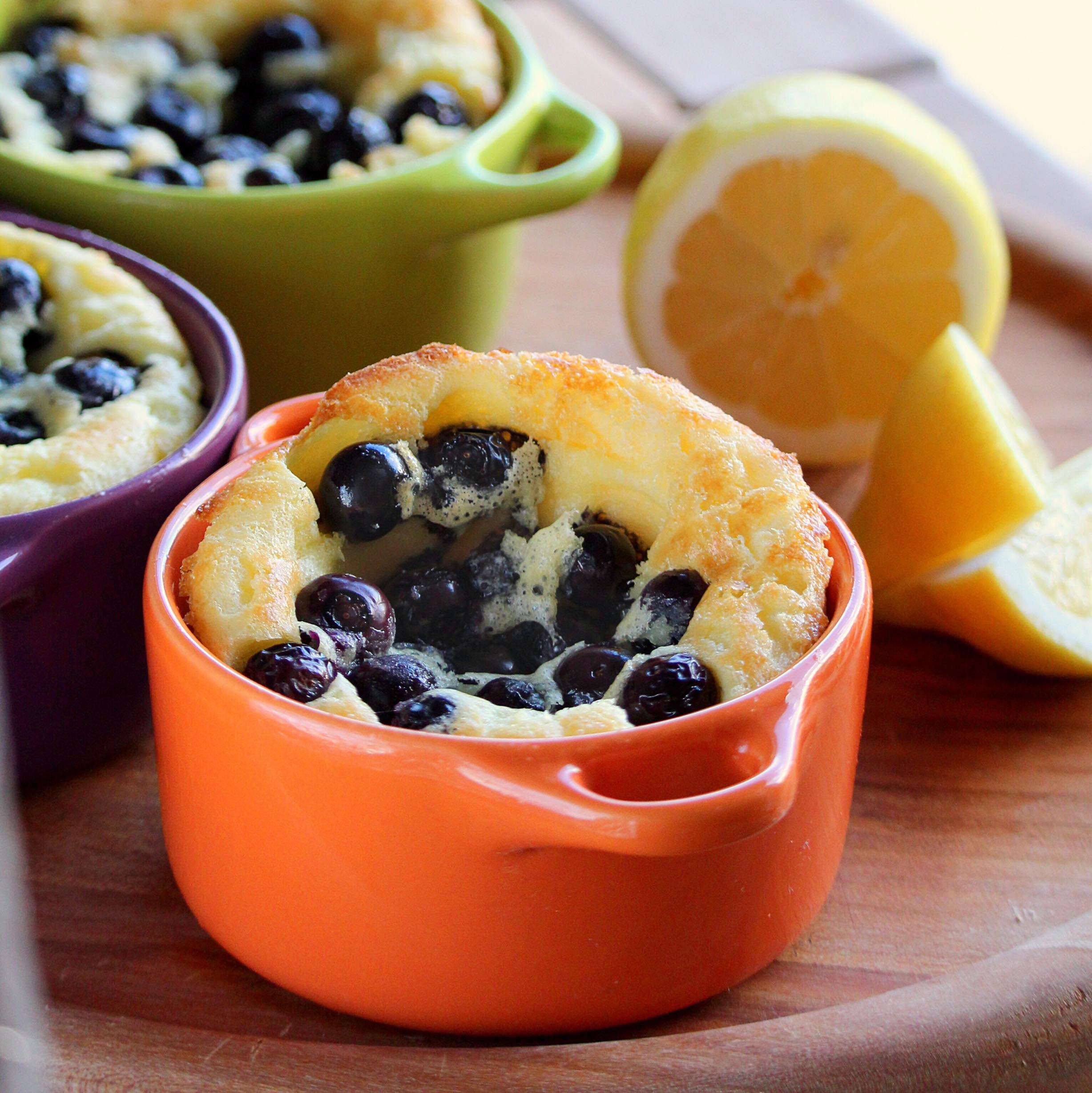 Blueberry Popovers