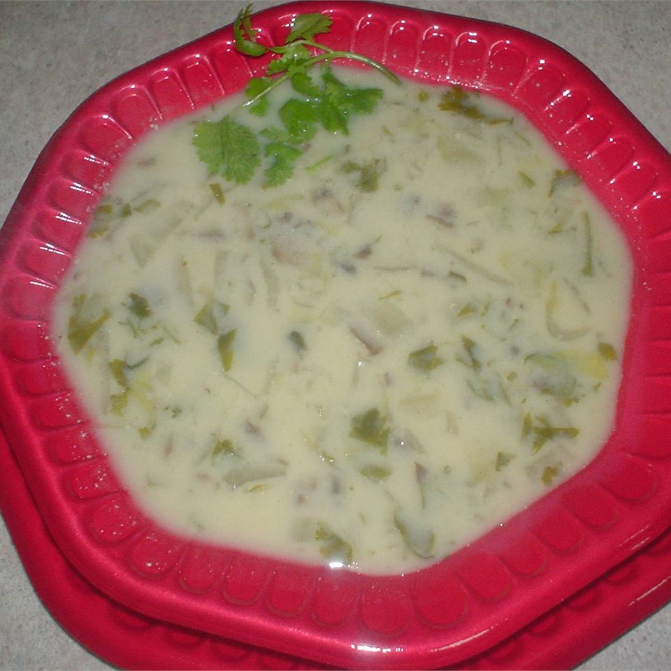 Mushroom and Endive Soup