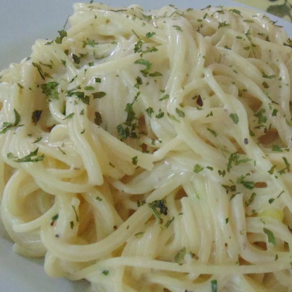 Angel Hair Pasta with Gorgonzola Sauce
