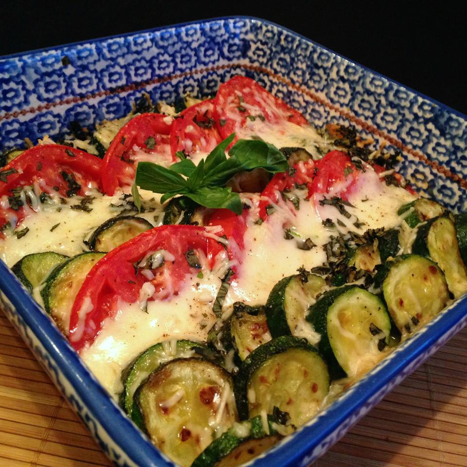 Zucchini e Pomodori Gratinati (Zucchini and Tomato Gratin)