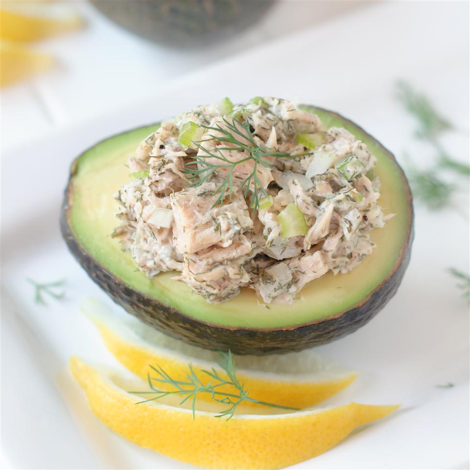 Gluten Free and Paleo Tuna Avocado Cups
