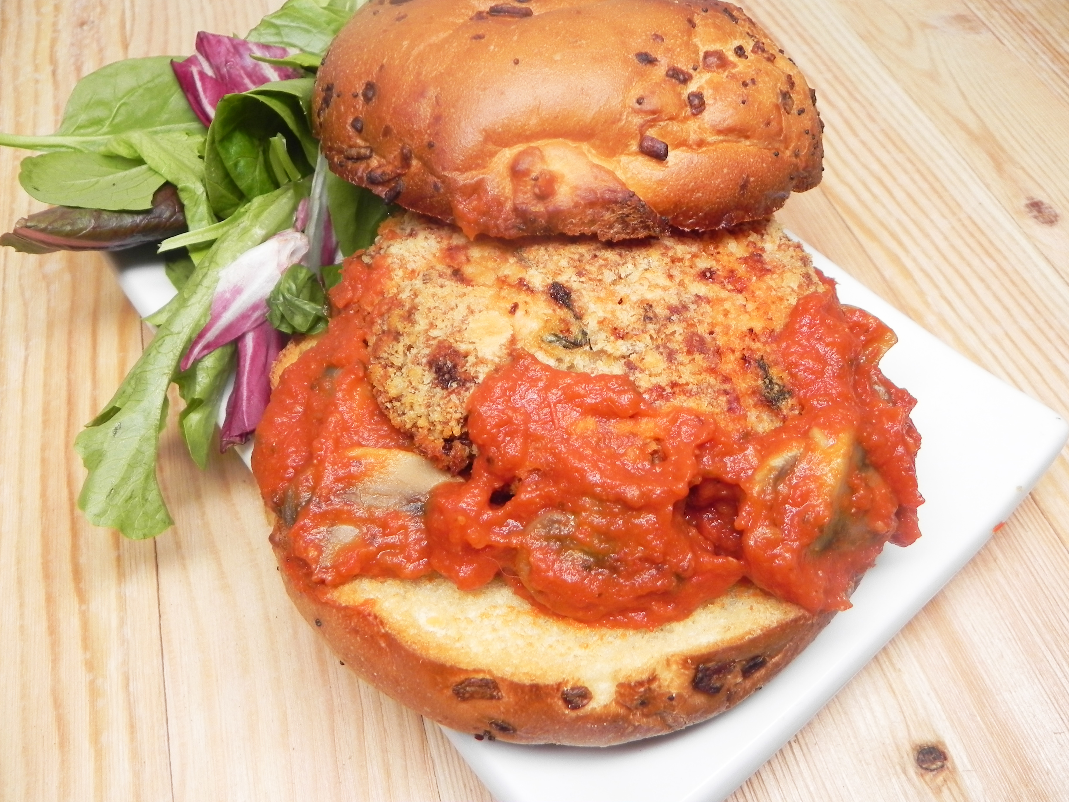 Chicken Parmesan Burgers