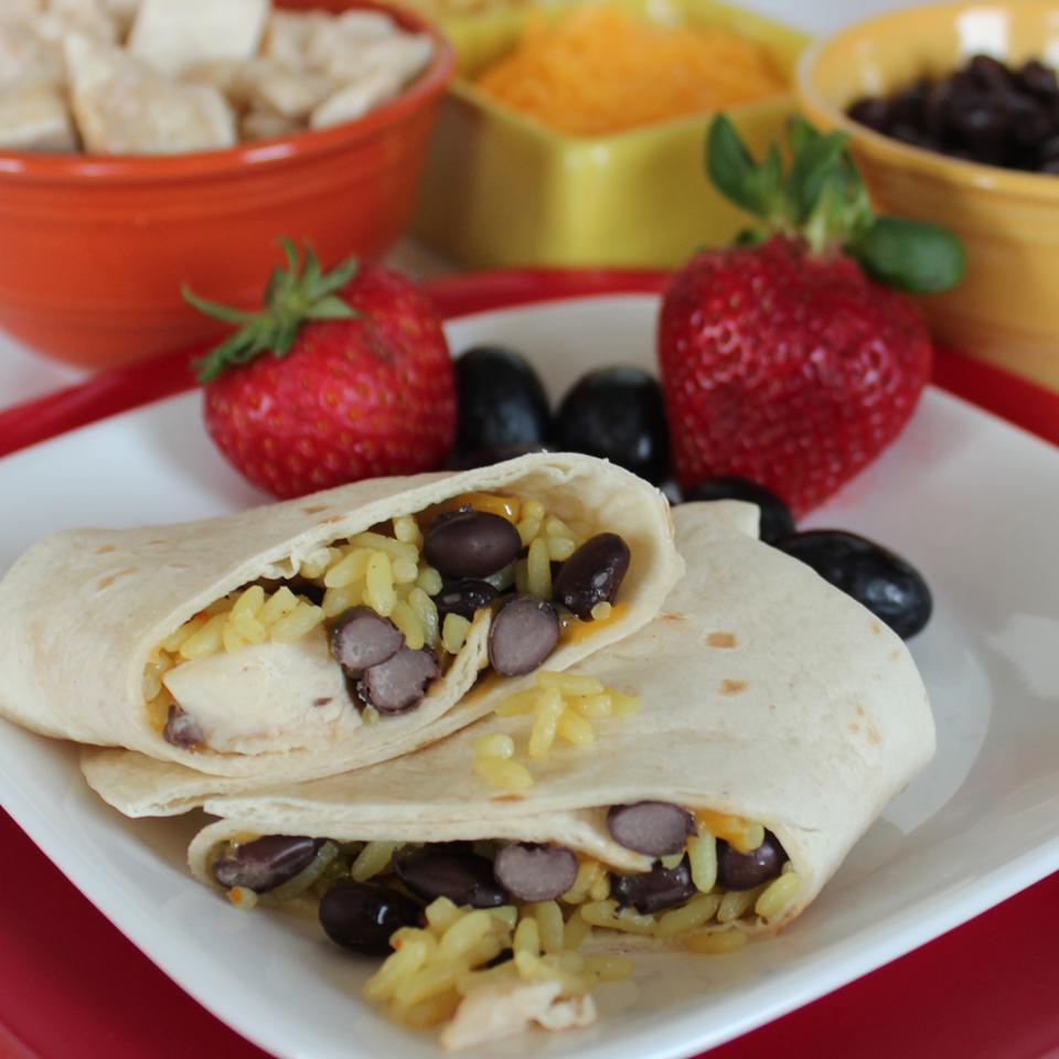 My First Easy Cheesy Mexican Roll-Up