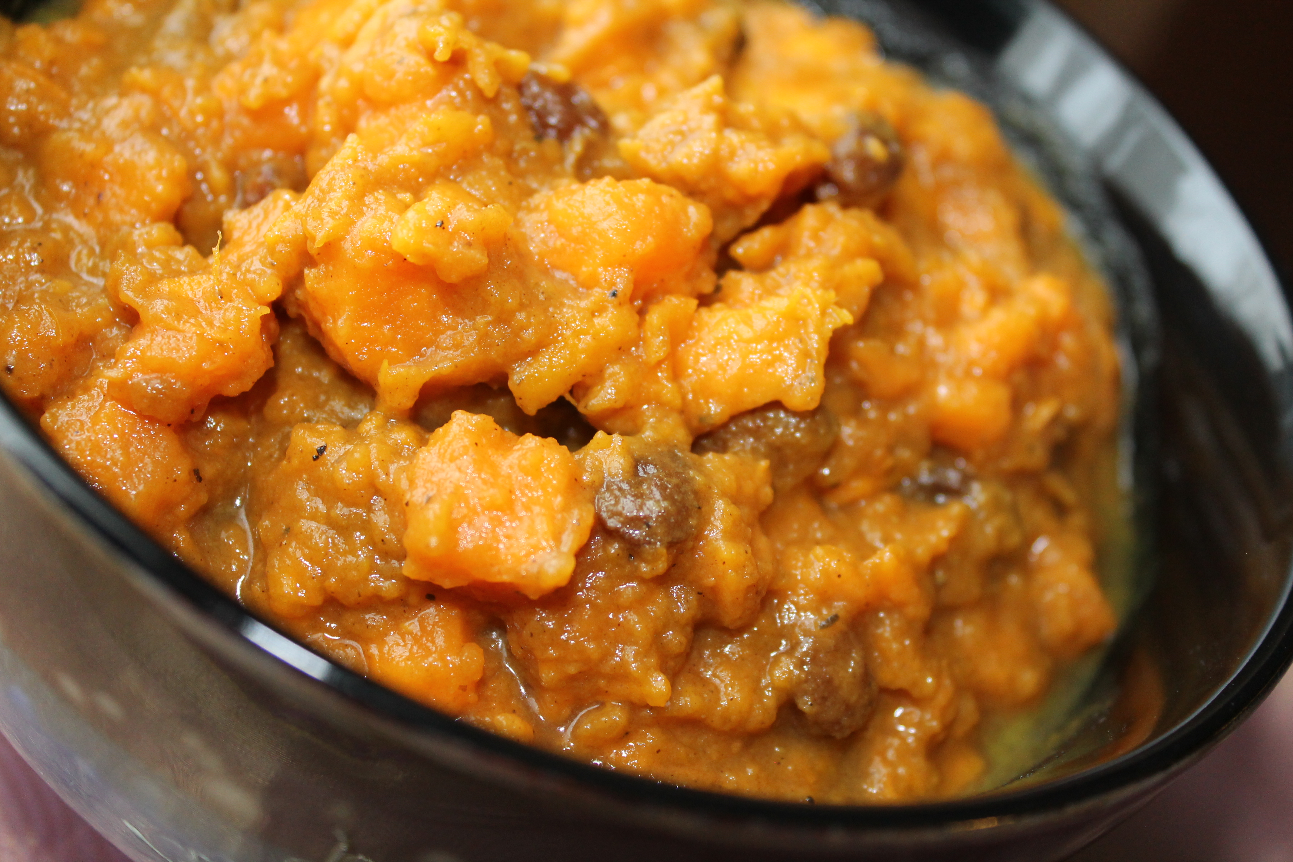 Moroccan Sweet Potato and Raisin Salad