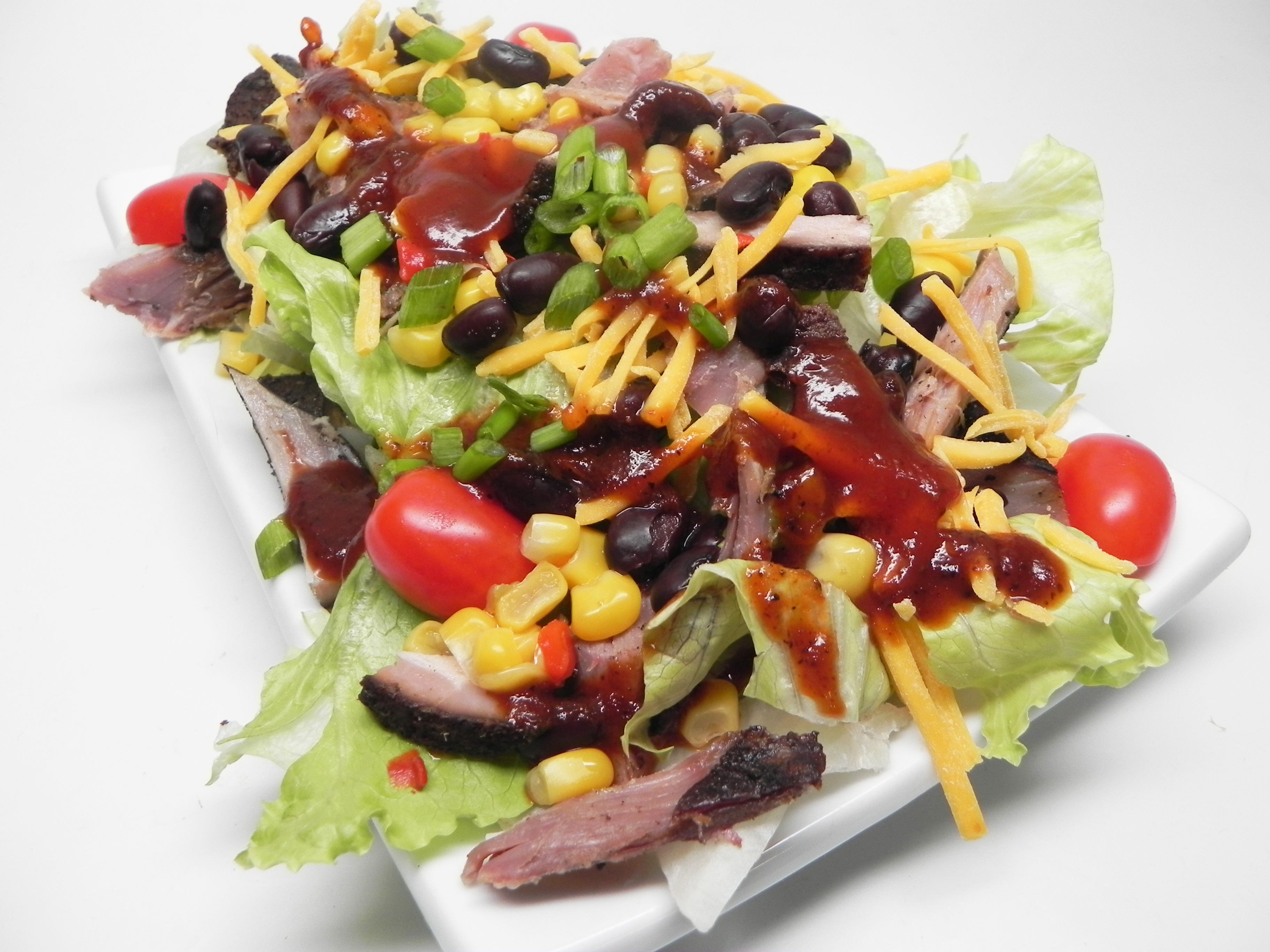 Marko's Smokin' Barbeque Sauce Pork Salad