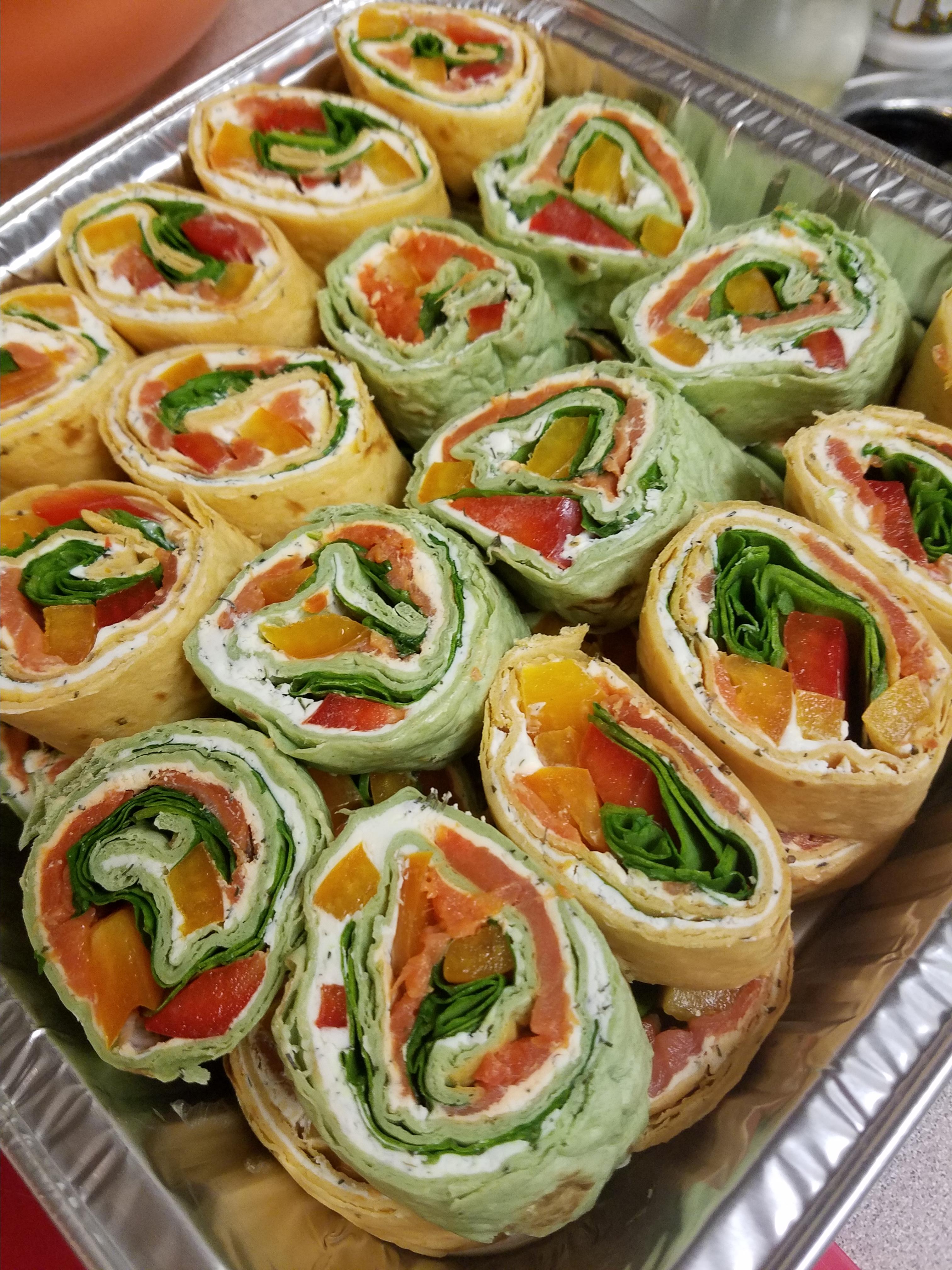 Smoked Salmon Pinwheels