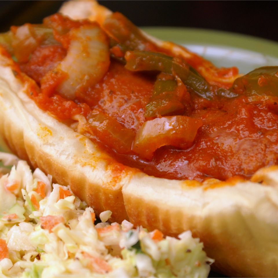 Slow Cooker Sausage with Sauce