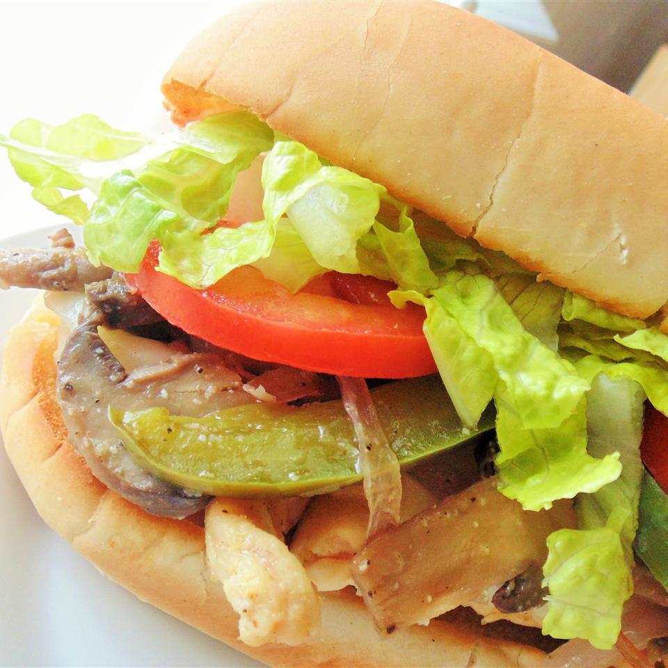 Philly-Style Chicken Cheese Steak